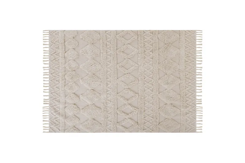 Puuvillamatto Didim 160x230 cm, Beige