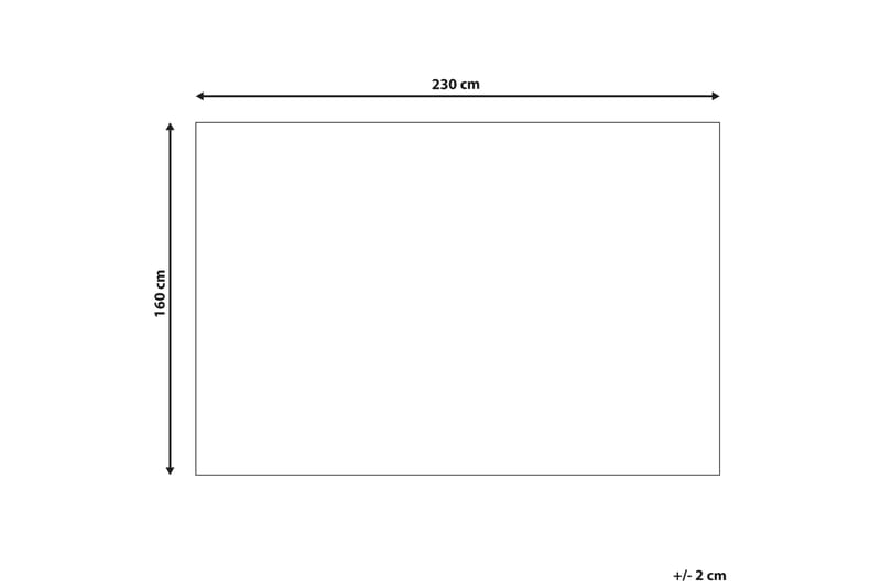 Puuvillamatto Dispur 160x230 cm - Beige - Kodintekstiilit & matot - Matto - Moderni matto - Puuvillamatto