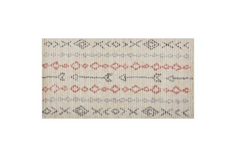 Puuvillamatto Dispur 80x150 cm - Beige - Kodintekstiilit & matot - Matto - Moderni matto - Puuvillamatto