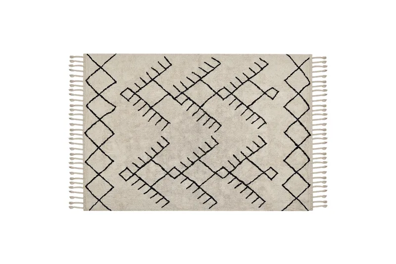 Puuvillamatto Erler 160x230 cm, Beige