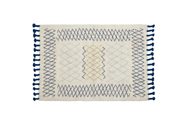 Puuvillamatto Erzincan 160x230 cm, Beige