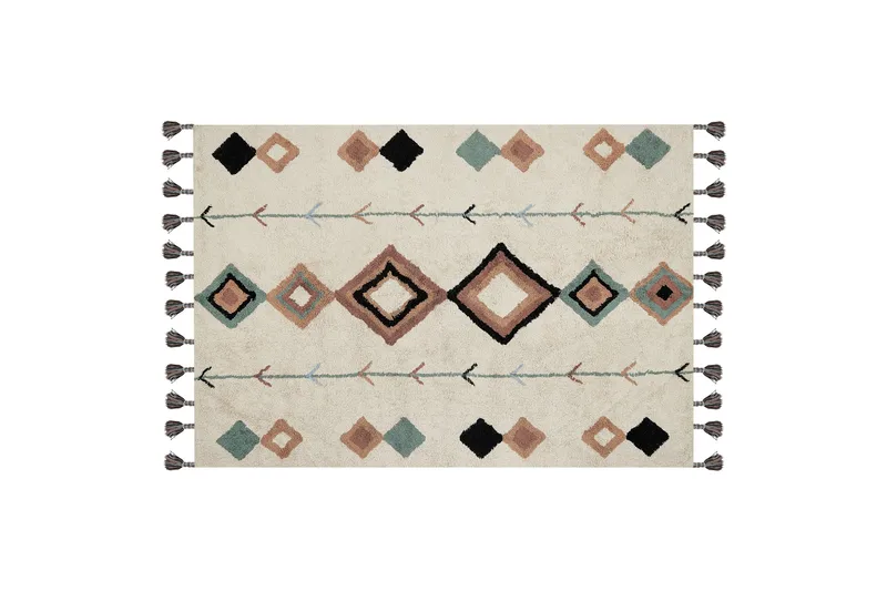 Puuvillamatto Eskisehir 140x200 cm, Beige