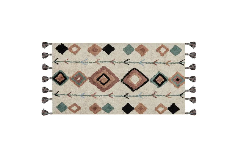 Puuvillamatto Eskisehir 80x150 cm, Beige