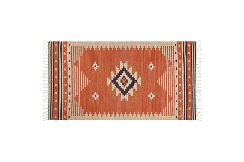 Puuvillamatto Gavar 80x150 cm, Oranssi