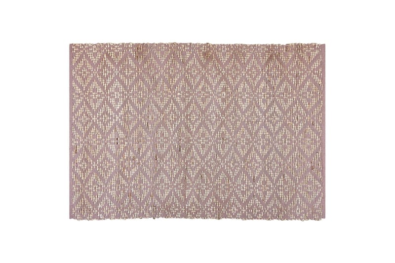 Puuvillamatto Gerze 160x230 cm, Vaaleanpunainen