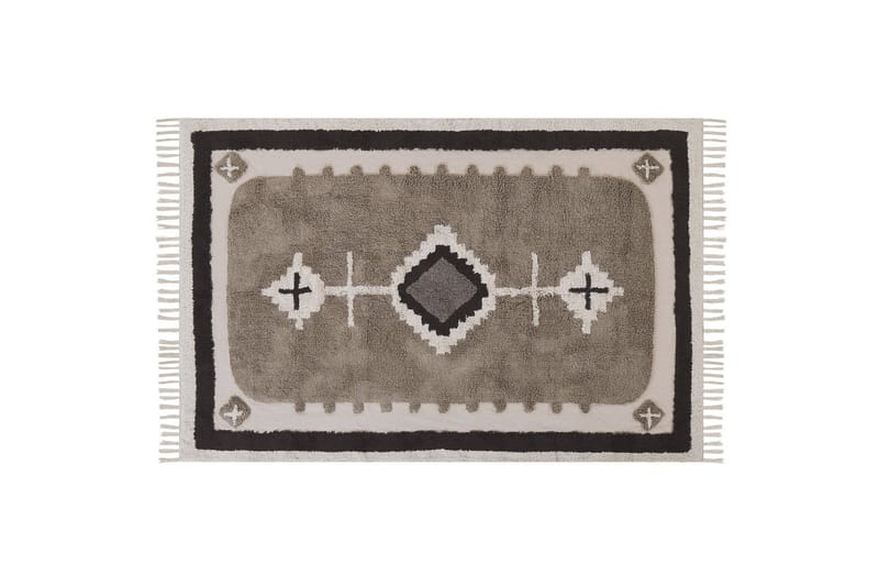 Puuvillamatto Geyve 140x200 cm - Beige - Kodintekstiilit & matot - Matto - Moderni matto - Puuvillamatto