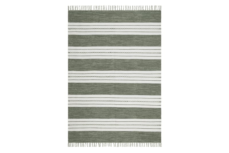 Puuvillamatto Guddi 140x200 Suorakaiteen muotoinen - Vihreä - Kodintekstiilit & matot - Matto - Moderni matto - Puuvillamatto