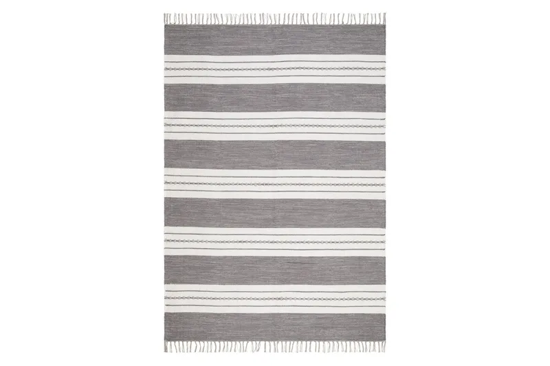 Puuvillamatto Guddi 160x230 Suorakaiteen muotoinen - Harmaa - Kodintekstiilit & matot - Matto - Moderni matto - Puuvillamatto