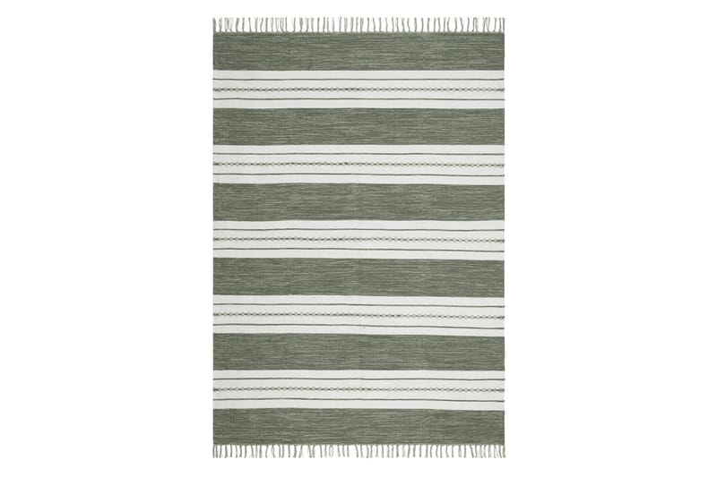 Puuvillamatto Guddi 200x300 Suorakaiteen muotoinen - Vihreä - Kodintekstiilit & matot - Matto - Moderni matto - Puuvillamatto