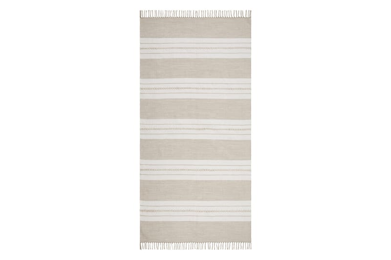 Puuvillamatto Guddi 75x150 Soikea - Luonnonväri - Kodintekstiilit & matot - Matto - Moderni matto - Puuvillamatto