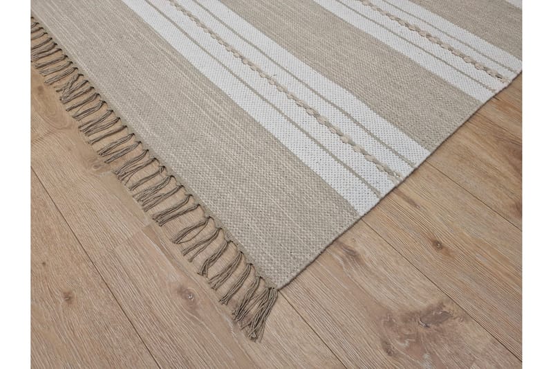 Puuvillamatto Guddi 75x220 Soikea - Luonnonväri - Kodintekstiilit & matot - Matto - Moderni matto - Puuvillamatto