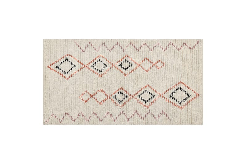 Puuvillamatto Guwahati 80x150 cm, Beige