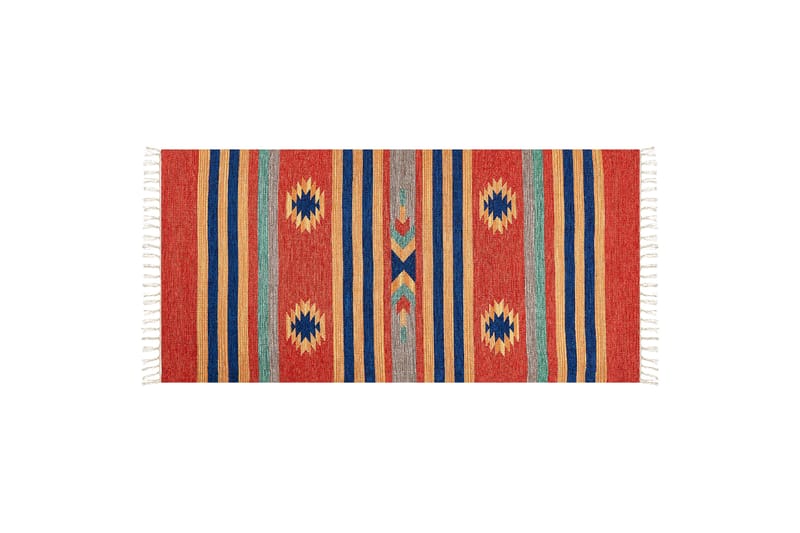 Puuvillamatto Hatis 80x150 cm, Sininen