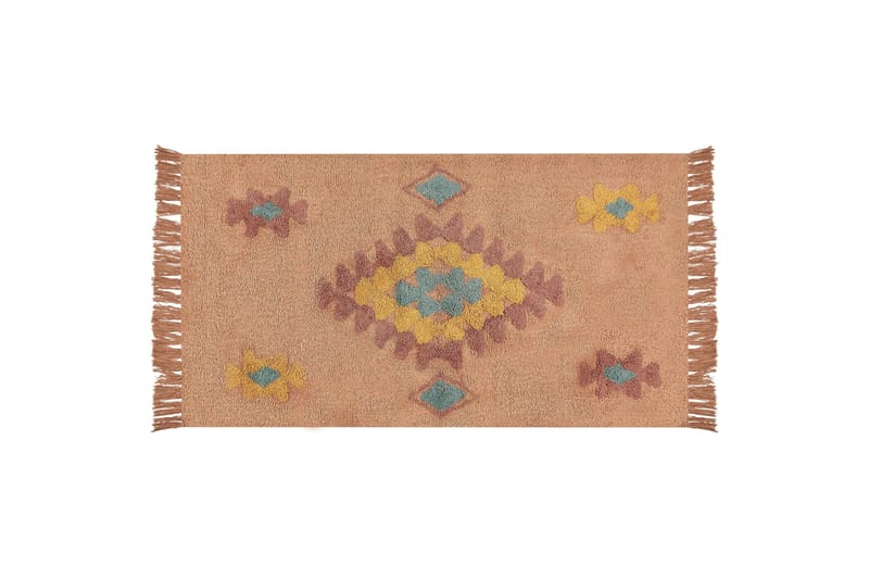 Puuvillamatto Igdir 80x150 cm, Oranssi