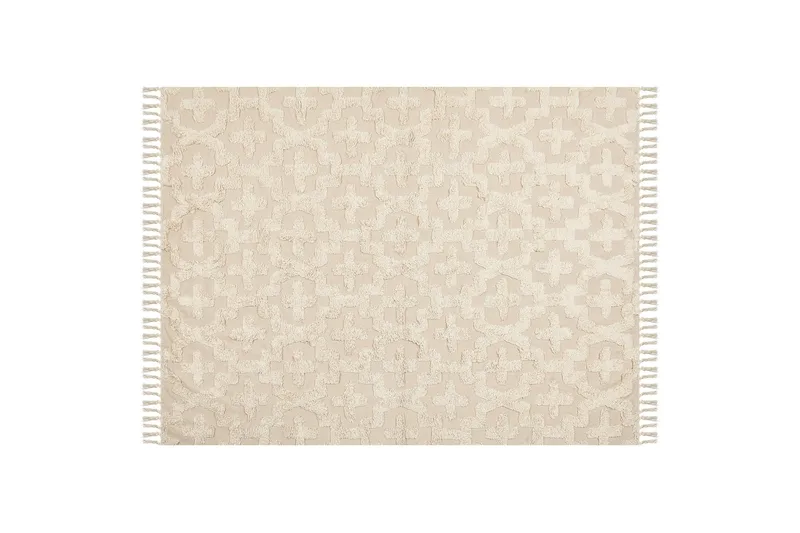 Puuvillamatto Itangar 160x230 cm, Beige