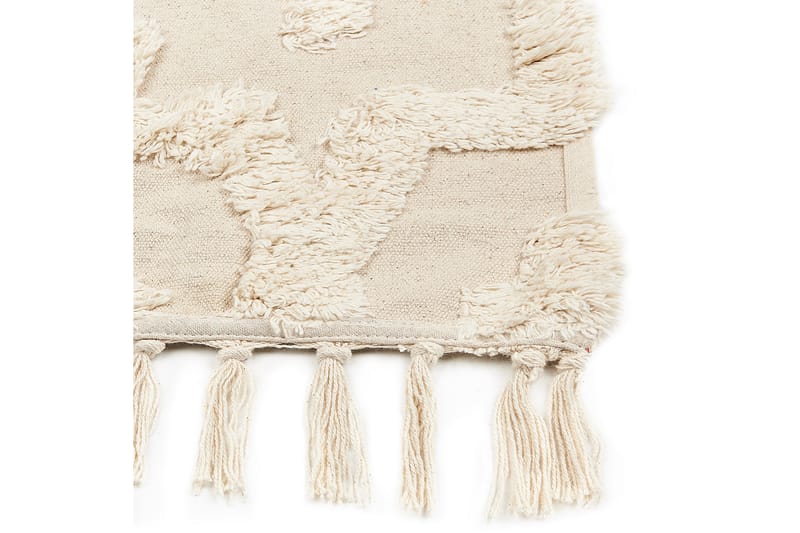Puuvillamatto Itangar 80x150 cm - Beige - Kodintekstiilit & matot - Matto - Moderni matto - Puuvillamatto