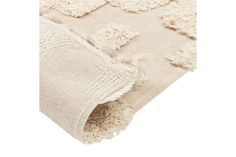 Puuvillamatto Itangar 80x150 cm - Beige - Kodintekstiilit & matot - Matto - Moderni matto - Puuvillamatto