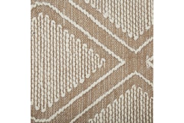 Puuvillamatto Kacem 140x200 cm - Beige - Kodintekstiilit & matot - Matto - Moderni matto - Puuvillamatto