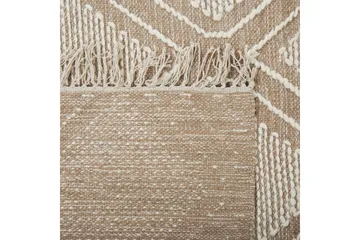 Puuvillamatto Kacem 160x230 cm - Beige - Kodintekstiilit & matot - Matto - Moderni matto - Puuvillamatto