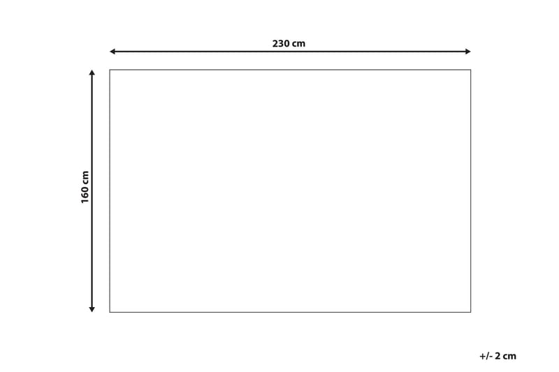 Puuvillamatto Kadapa 160x230 cm - Keltainen - Kodintekstiilit & matot - Matto - Moderni matto - Puuvillamatto