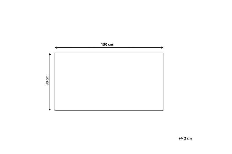 Puuvillamatto Kadapa 80x150 cm - Keltainen - Kodintekstiilit & matot - Matto - Moderni matto - Puuvillamatto