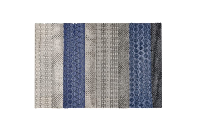 Puuvillamatto Karakaya 160x230 cm, Musta/Valkoinen