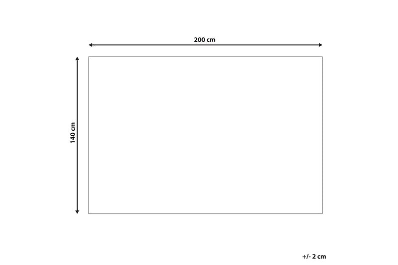 Puuvillamatto Katra 140x200 cm - Keltainen - Kodintekstiilit & matot - Matto - Moderni matto - Nukkamatto