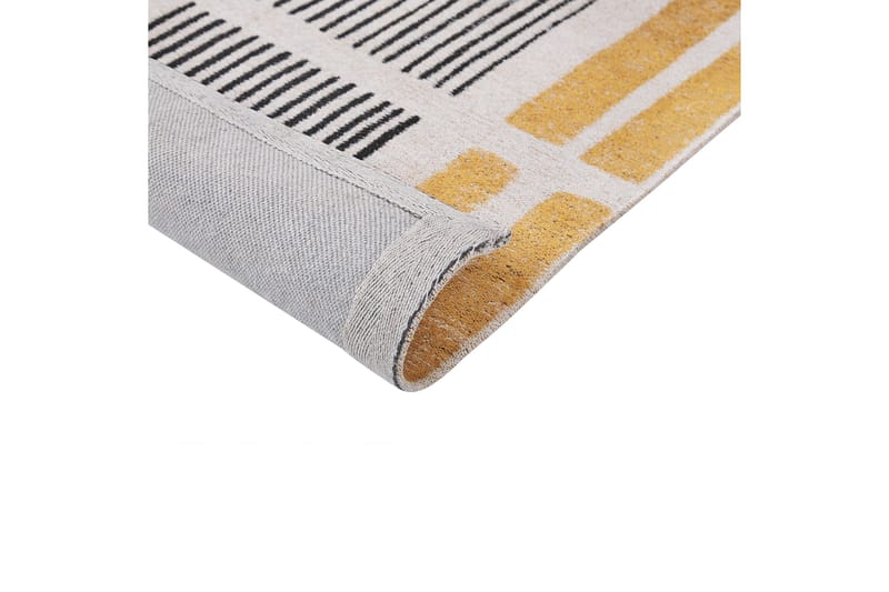 Puuvillamatto Katra 140x200 cm - Keltainen - Kodintekstiilit & matot - Matto - Moderni matto - Nukkamatto