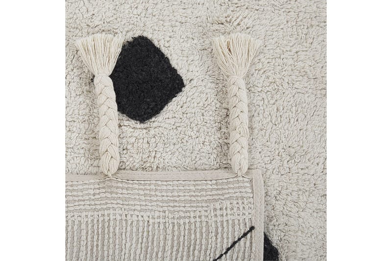 Puuvillamatto Khemisset 160x230 cm - Musta/Valkoinen - Kodintekstiilit & matot - Matto - Moderni matto - Puuvillamatto
