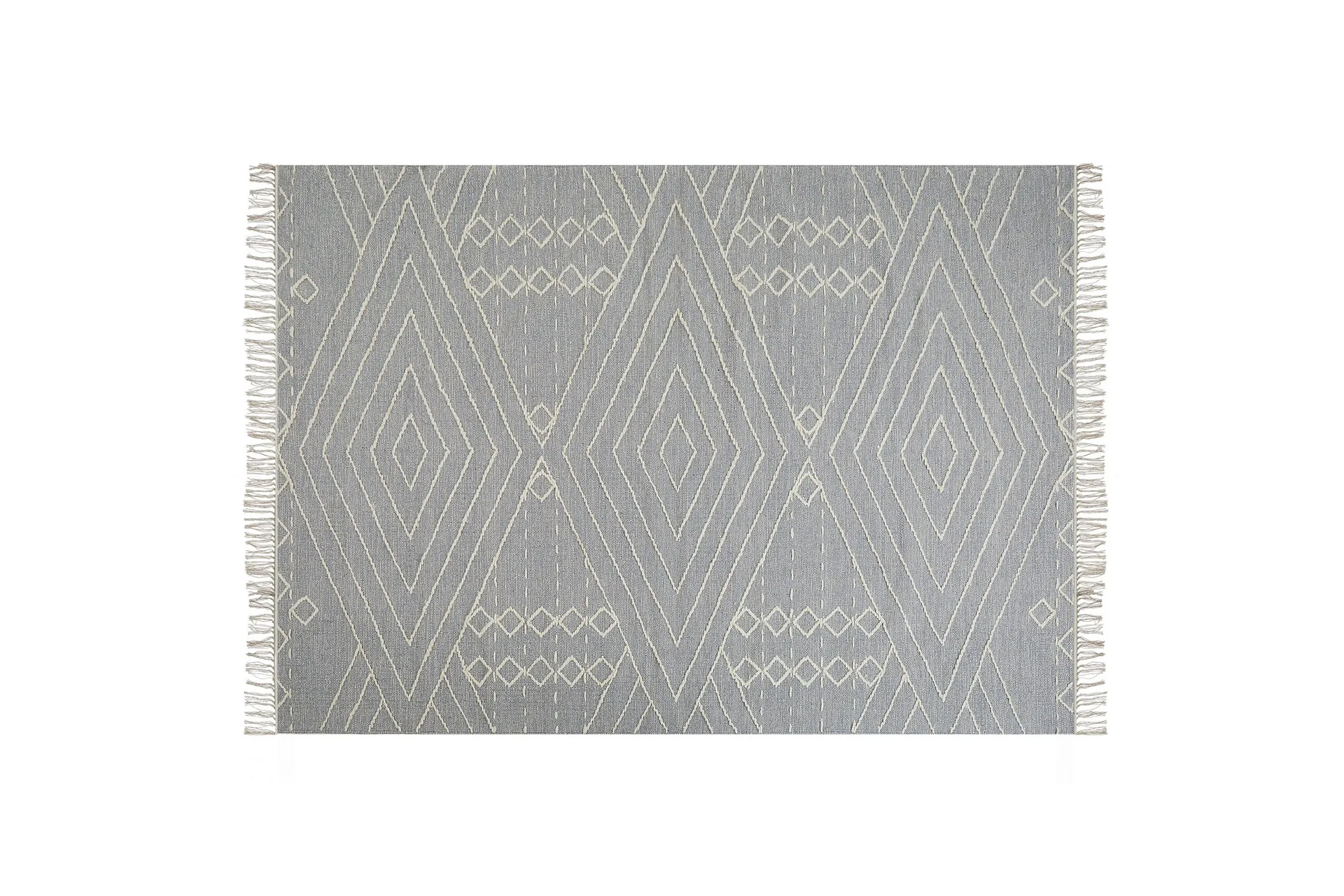 Puuvillamatto Khenifra 140x200 cm - Harmaa