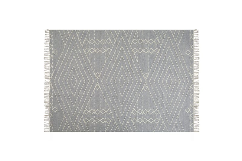 Puuvillamatto Khenifra 140x200 cm, Harmaa