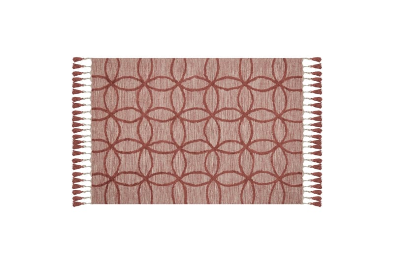 Puuvillamatto Kirsehir 140x200 cm, Punainen