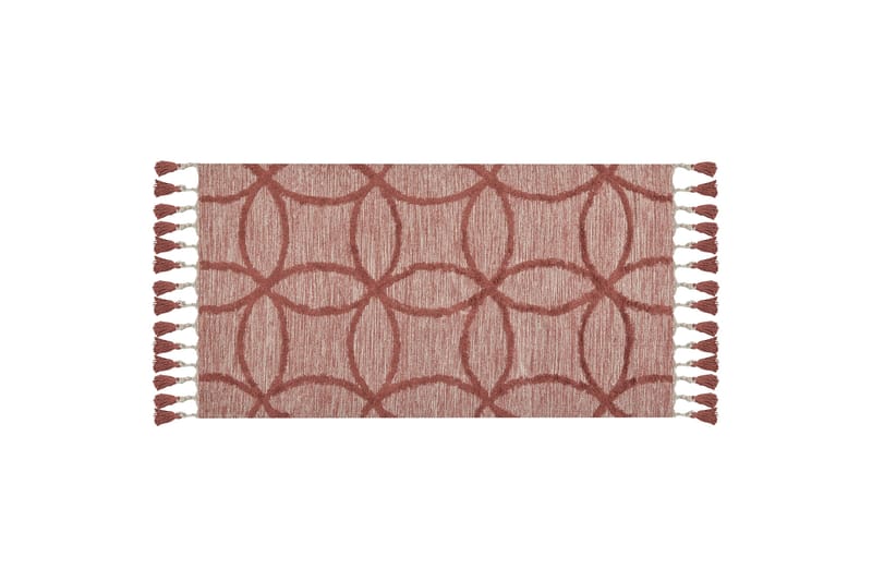 Puuvillamatto Kirsehir 80x150 cm, Punainen