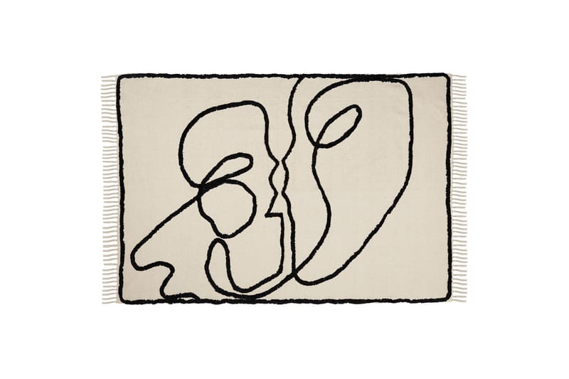 Puuvillamatto Konur 160x230 cm - Beige - Kodintekstiilit & matot - Matto - Moderni matto - Puuvillamatto