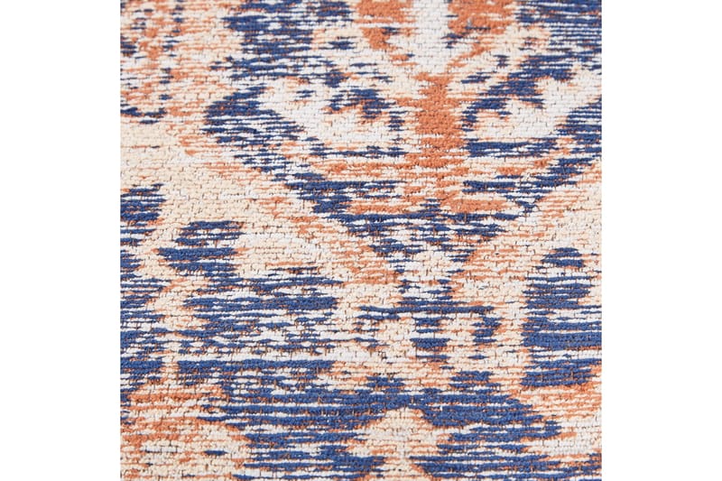 Puuvillamatto Kurin 140x200 cm - Sininen - Kodintekstiilit & matot - Matto - Moderni matto - Käytävämatto