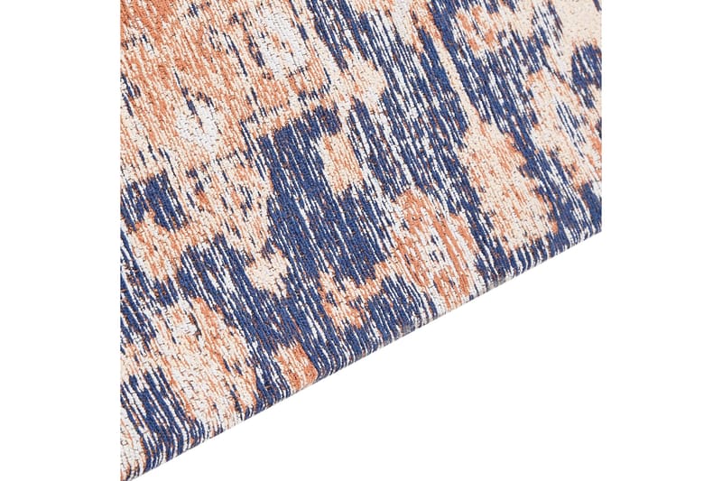 Puuvillamatto Kurin 140x200 cm - Sininen - Kodintekstiilit & matot - Matto - Moderni matto - Käytävämatto