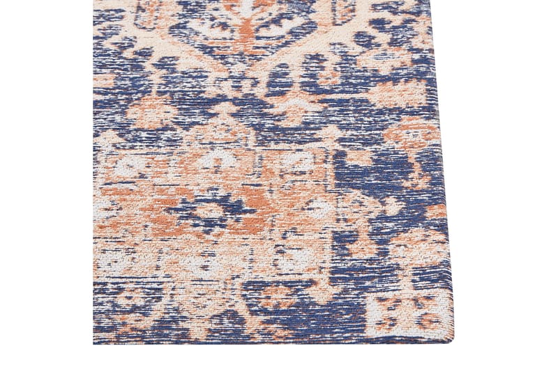 Puuvillamatto Kurin 140x200 cm - Sininen - Kodintekstiilit & matot - Matto - Moderni matto - Käytävämatto