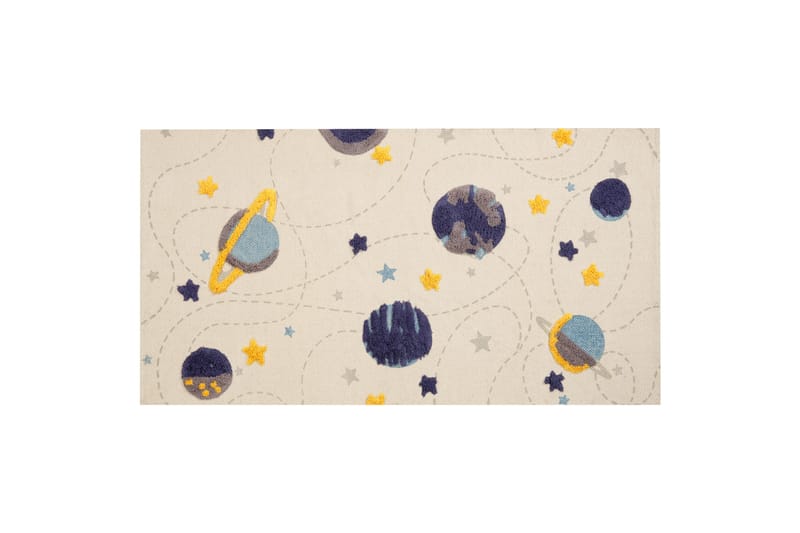 Puuvillamatto Langsa 80x150 cm - Beige - Kodintekstiilit & matot - Matto - Moderni matto - Puuvillamatto