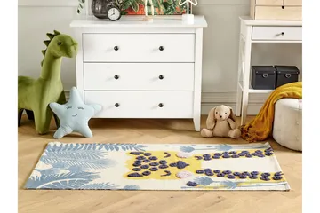 Puuvillamatto Luas 80x150 cm - Beige - Kodintekstiilit & matot - Lasten tekstiilit - Lastenhuoneen matto