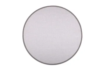 Matto Lyyra2 Pyöreä 200 cm Vaaleanharmaa