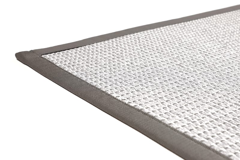 Matto Lyyra2 Pyöreä 240 cm Vaaleanharmaa - VM Carpet - Kodintekstiilit & matot - Matto - Moderni matto - Puuvillamatto