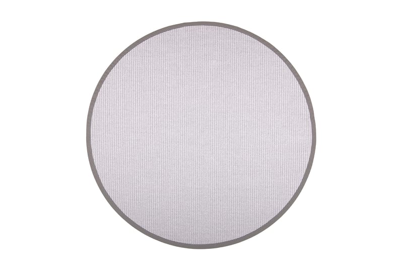 Matto Lyyra2 Pyöreä 240 cm Vaaleanharmaa - VM Carpet - Kodintekstiilit & matot - Matto - Moderni matto - Puuvillamatto
