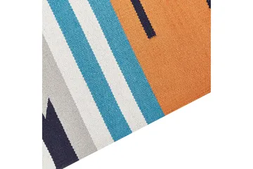 Puuvillamatto Noratus 200x300 cm - Sininen - Kodintekstiilit & matot - Matto - Moderni matto - Puuvillamatto