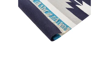 Puuvillamatto Noratus 200x300 cm - Sininen - Kodintekstiilit & matot - Matto - Moderni matto - Puuvillamatto