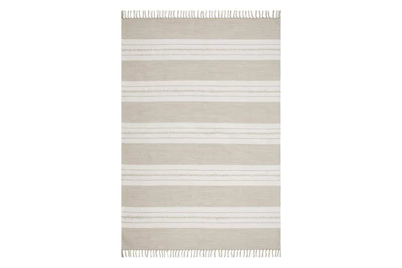 Puuvillamatto Guddi 160x230 Suorakaiteen muotoinen, Luonnonväri