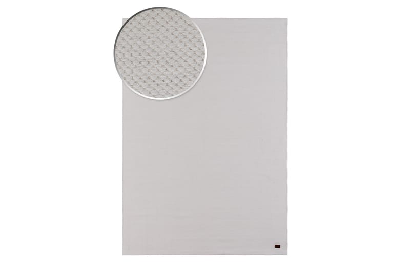 Puuvillamatto Hemsen 140x200 cm - Valkoinen - Kodintekstiilit & matot - Matto - Moderni matto - Puuvillamatto