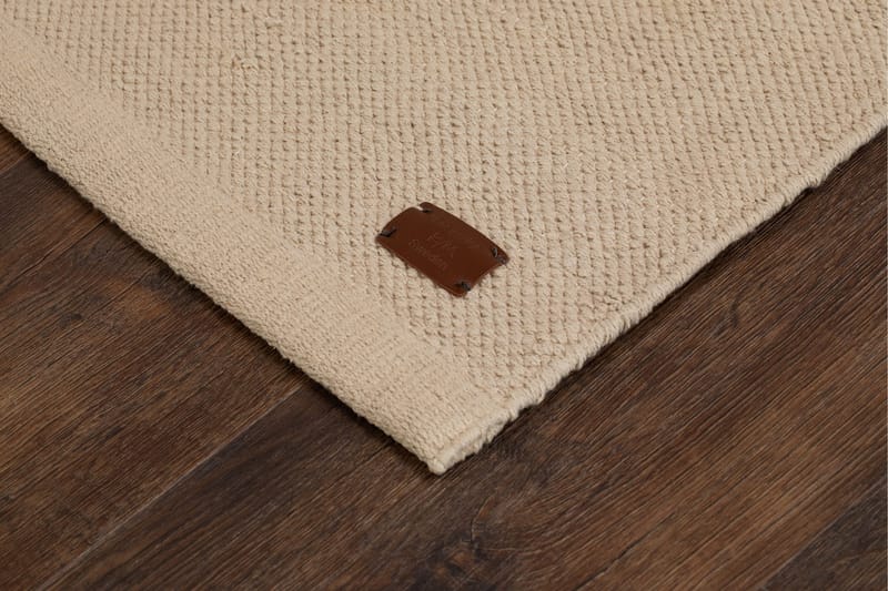 Puuvillamatto Hemsen 75x150 cm Vaalea Pellava - Vaalea Pellavanruskea - Kodintekstiilit & matot - Matto - Moderni matto - Puuvillamatto