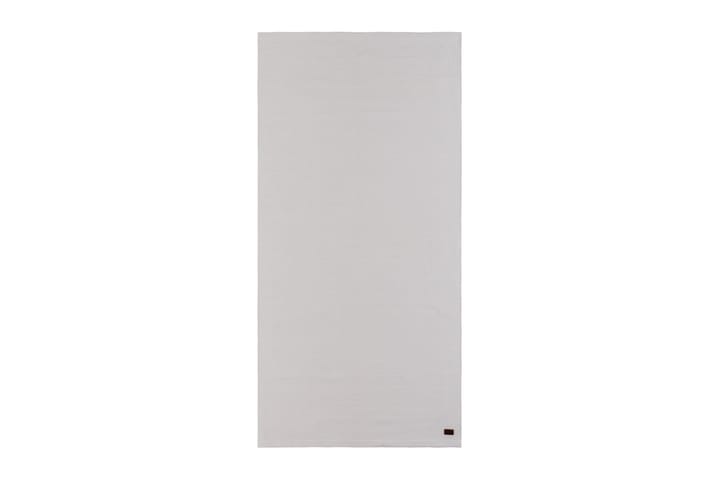 Puuvillamatto Hemsen 75x250 cm Valkoinen - Valkoinen - Puuvillamatto