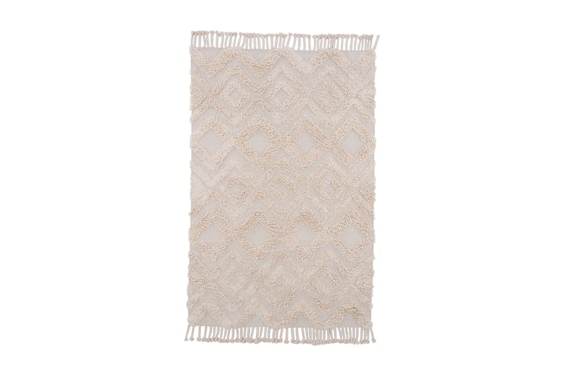 Puuvillamatto Hilma 230x160 cm - Luonnonvalkoinen - Kodintekstiilit & matot - Matto - Moderni matto - Puuvillamatto