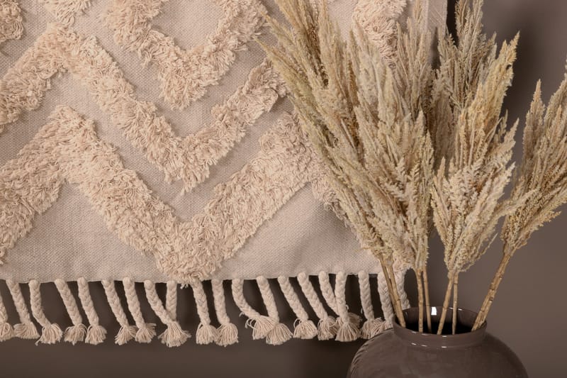 Puuvillamatto Hilma 250x80 cm - Luonnonvalkoinen - Kodintekstiilit & matot - Matto - Moderni matto - Puuvillamatto